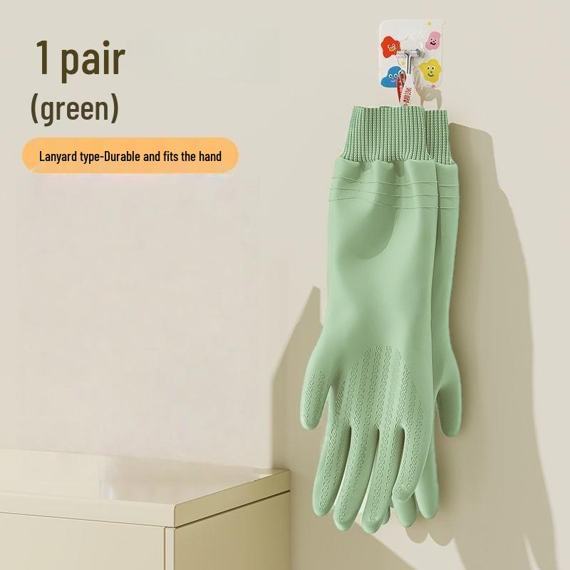 Thick, Durable Household Cleaning & Dishwashing Gloves for Cooking, Washing, and Kitchen Tasks