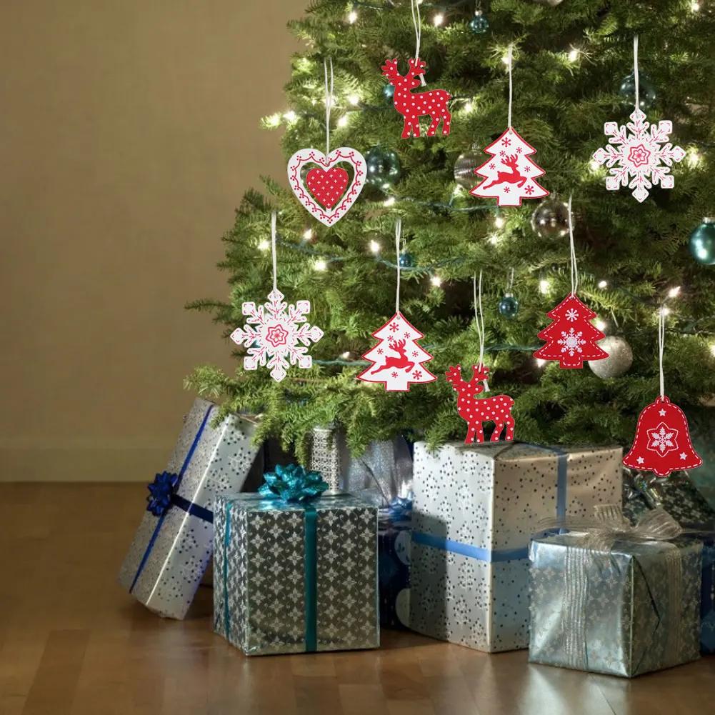 24 st Vackert Hem Jul Hängande Ornament Dekoration Julgransdekoration Rekvisita Gåva