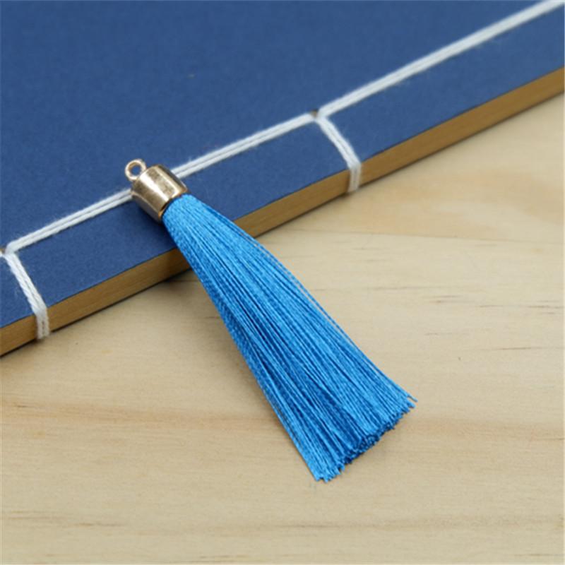 6Cm Small Metal Weight Cap Tassel Suizi Simple Bookmark Fan Decorative Suizi Handmade Tassel