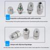 0.6 0.8 1.0 1.2 1.5 2.0Mm Hole Stainless Steel Nozzle Adjustable Steam Volume For Fog Cannon Machine 1/8' 1/4' 3/8' 1/2'