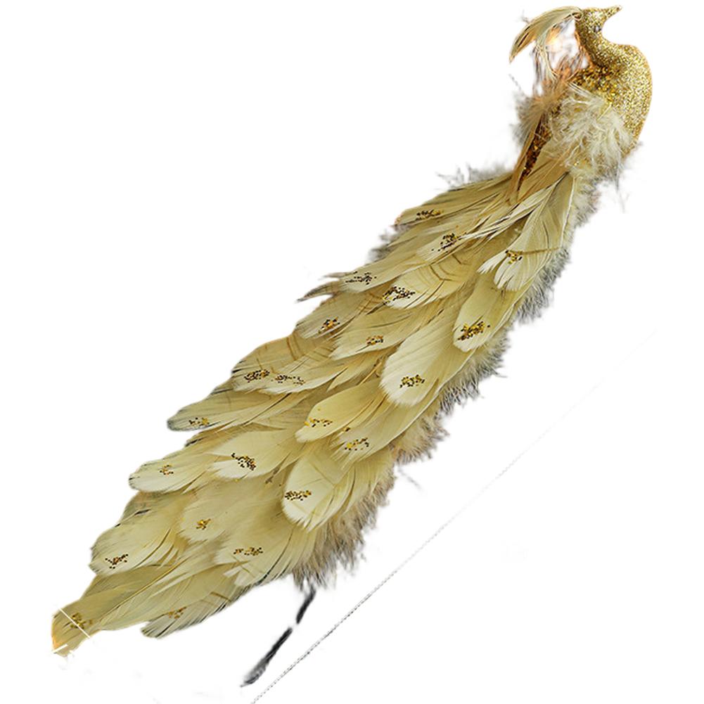 Christmas Tree Decoration Birds Colorful Feathers Artificial Birds Garden Branch Christmas Decoration Feather Bird Christmas Tre