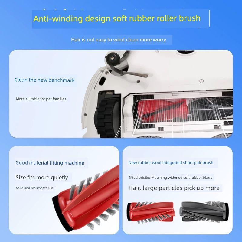 With Stone Robot Cleaner Accessories P20pro Main Side Brush Mop Rag Cleaning Liquid Dust Collection Bag Filter Core