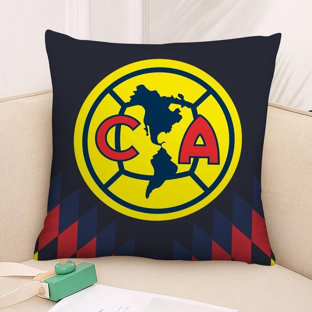 F-Football Club America Pillow Case 3D Print Polyester Fiber 40*40cm Home Sofa Throw Decoration Festival Gift