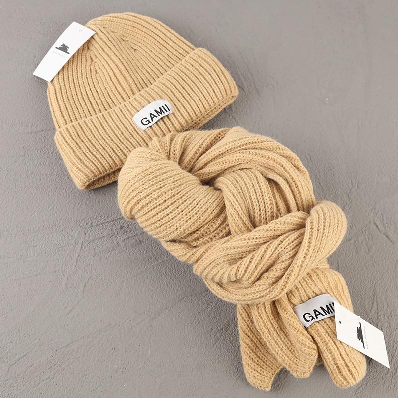 2022 frauen Gestrickte Hüte Schal Set Weiche Warme Mütze Winter Warme Mütze Stricken Beanie Sets Caps Fashion Herbst Outdoor Motorhaube gorros