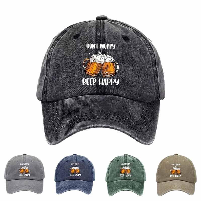 Casual Beer UnisexS Baseball Cap with a Cheerful Beer Print Perfect for Everyday Relaxation