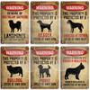 Vorsicht Hund Warnschild Metall Setter Aussie Corso Französische Bulldogge Labrador Pudel Bulldogge Beagle Kurzhaariger Vorstehhund GSP Lab Plakette