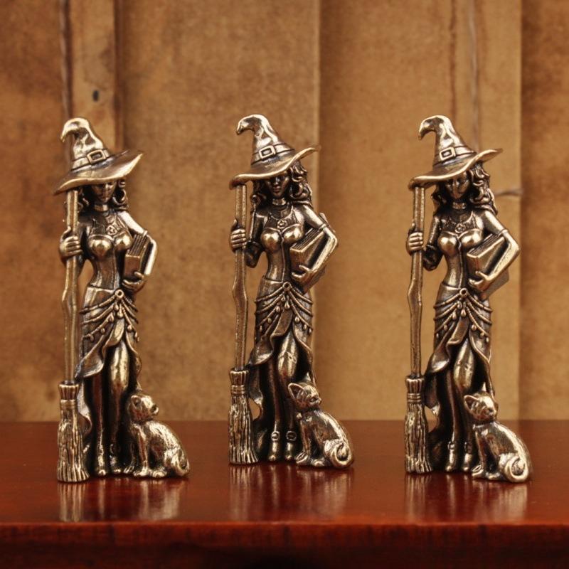 Magical Moon Witch figure Home Decoration The Wizard Statue