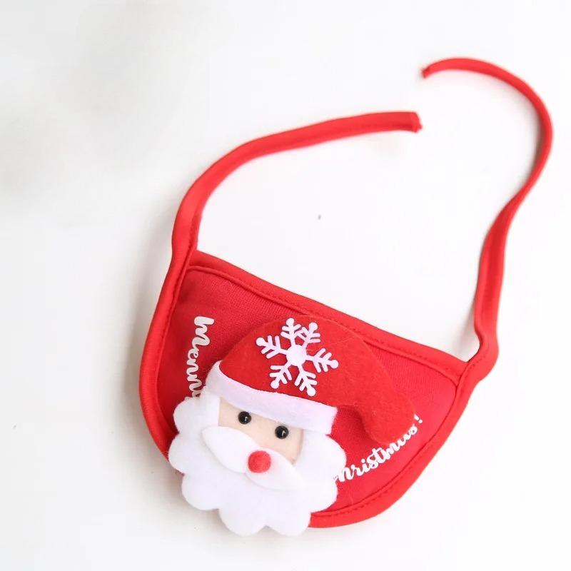New Year Party  Clothes Accessories Gift Funny Dog Christmas Hat Pets Santa Bibs  Cosplay Costume Puppy Cap Cute Cats Bandana