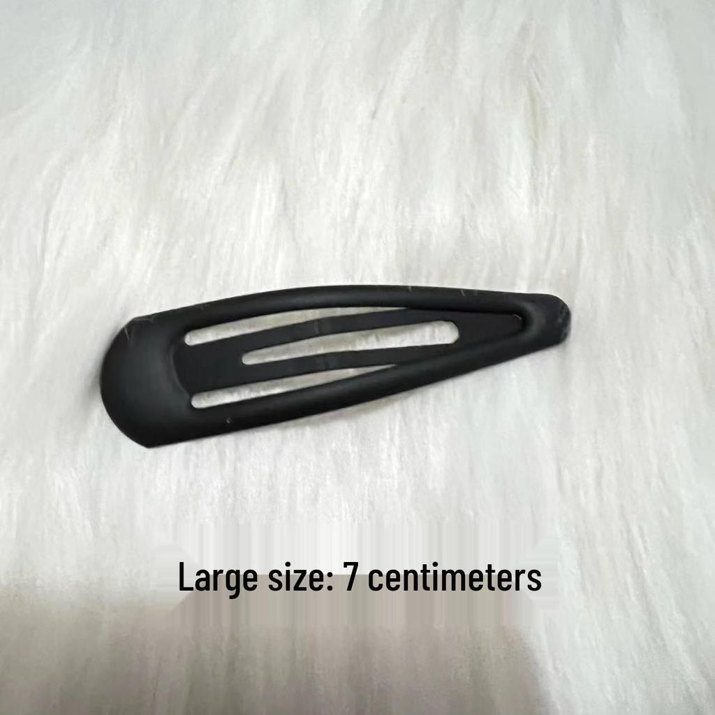 Korejské matné černé sponky do vlasů pro ženy - ofina, postranní a ozdobné sponky