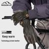 MISSION UV Men's Warm Leather Touchscreen Gloves