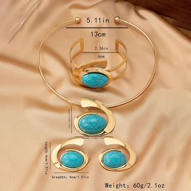 Προσωπικότητα Υπερβολική Τάση Ακανόνιστο Γράμμα E Κράμα Σκουλαρίκια Κολιέ Βραχιόλι Σετ Σκουλαρίκια Καρφωτά