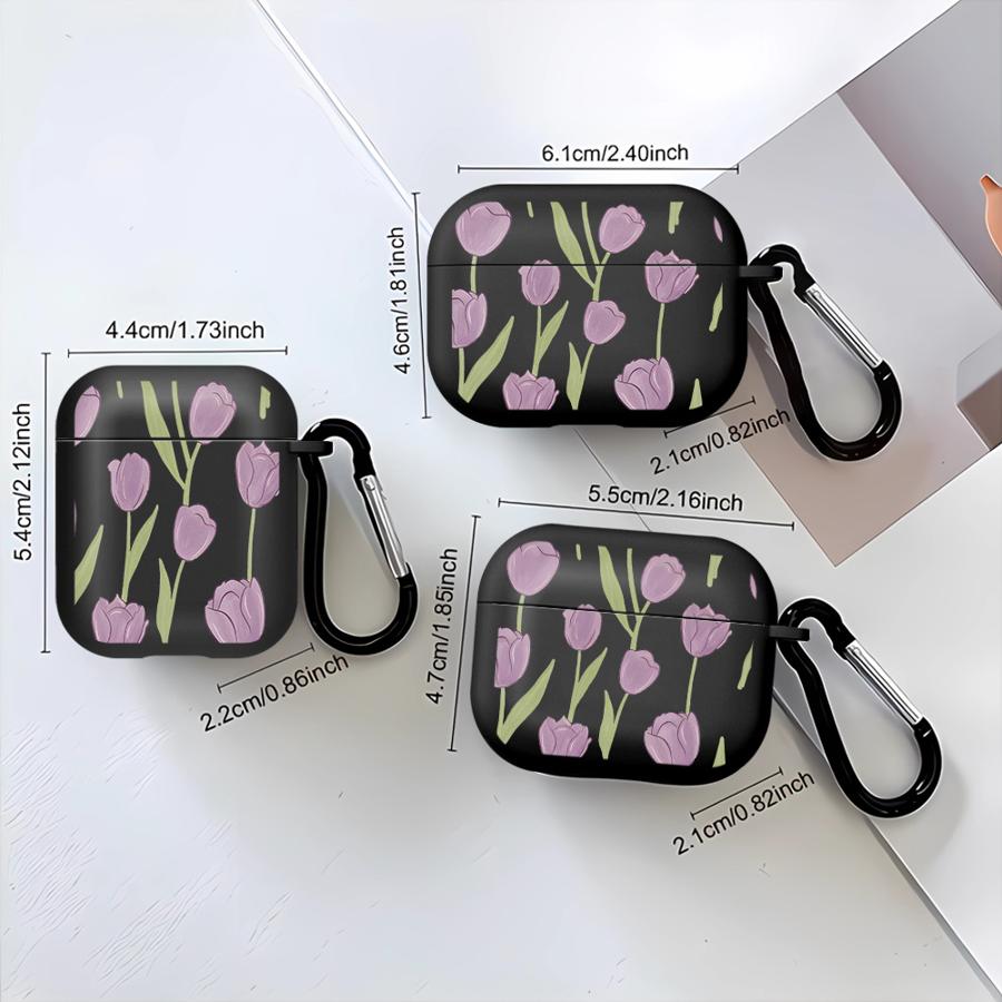 Case For Airpods 3 Pro2 1 4 Pro3 Pro 2 Earphone Cases Cover Simple Flower
