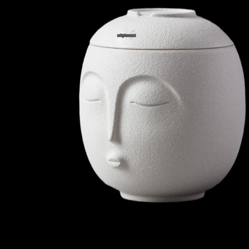 

Wanqiantang Song Rhyme Ceramic Dual-Use Teacup - White