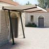 VidaXL Automatic Retractable Awning and Posts 3x2.5 M Cream 3070107