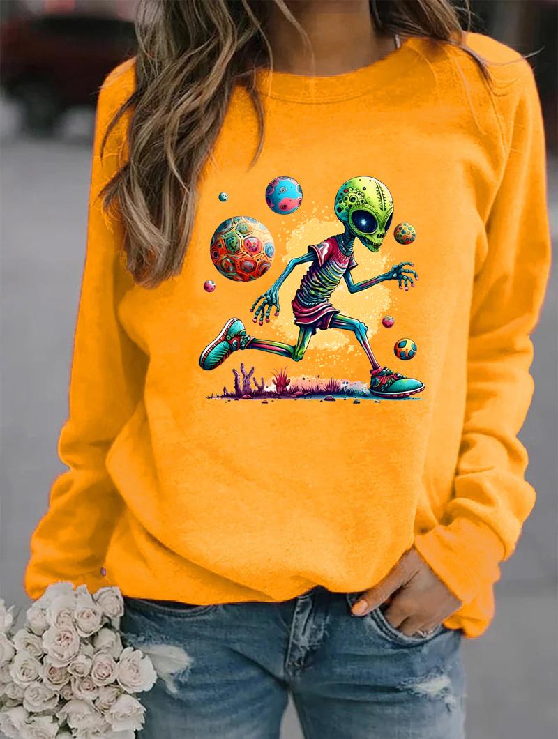 

Женский зимний свитер с капюшоном с круглым вырезом и длинными рукавами, украшенный различными популярными узорами S