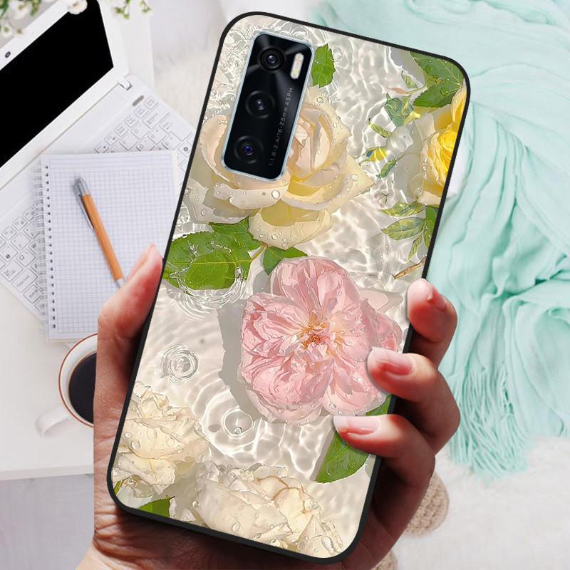 Etui do Vivo V20 SE Miękkie Pokrowce na Telefon z Silikonu TPU do Vivo V2022 V2023 V20SE Etui Zderzak Vivo V20 SE Odporne na Wstrząsy Pokrowiec Coque