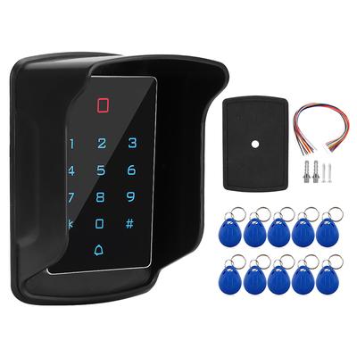 T12 Touch Keyboard Access Control Machine with Waterproof Cover and 10PCS  Card Tags
