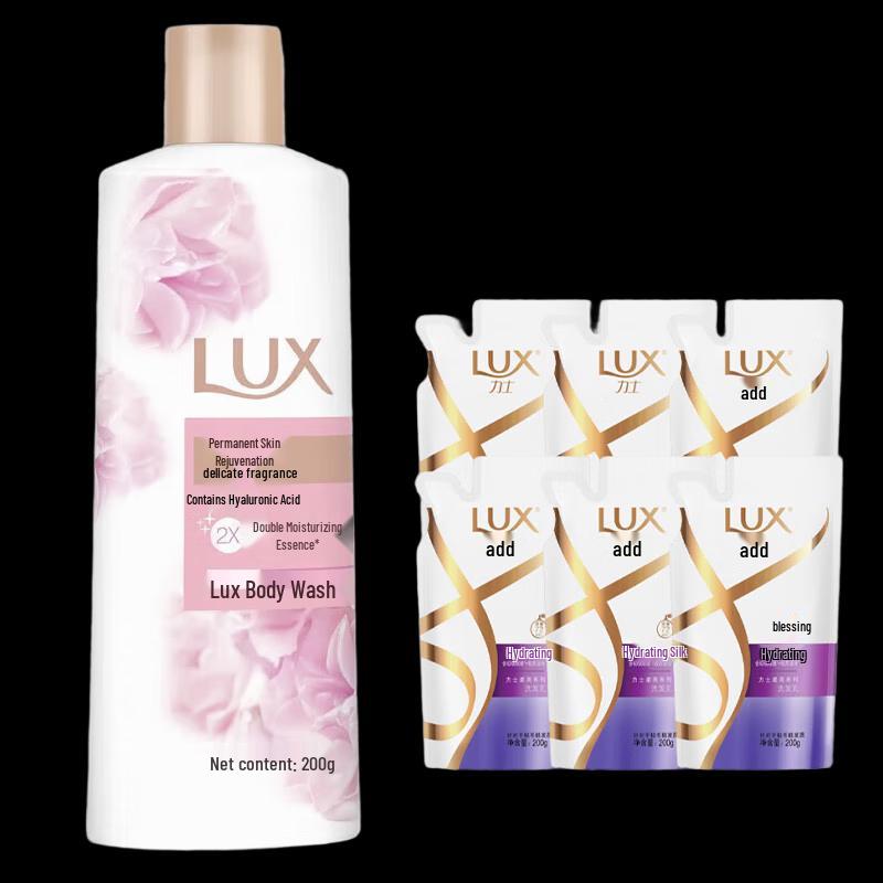 

LUX Oil Control & Moisturizing Body Wash & Shampoo Bundle