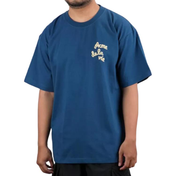 Acme De La Vie/ADLV T Shirt Unisex Blue Green ADLV-23FW-SSLEMS-BGN