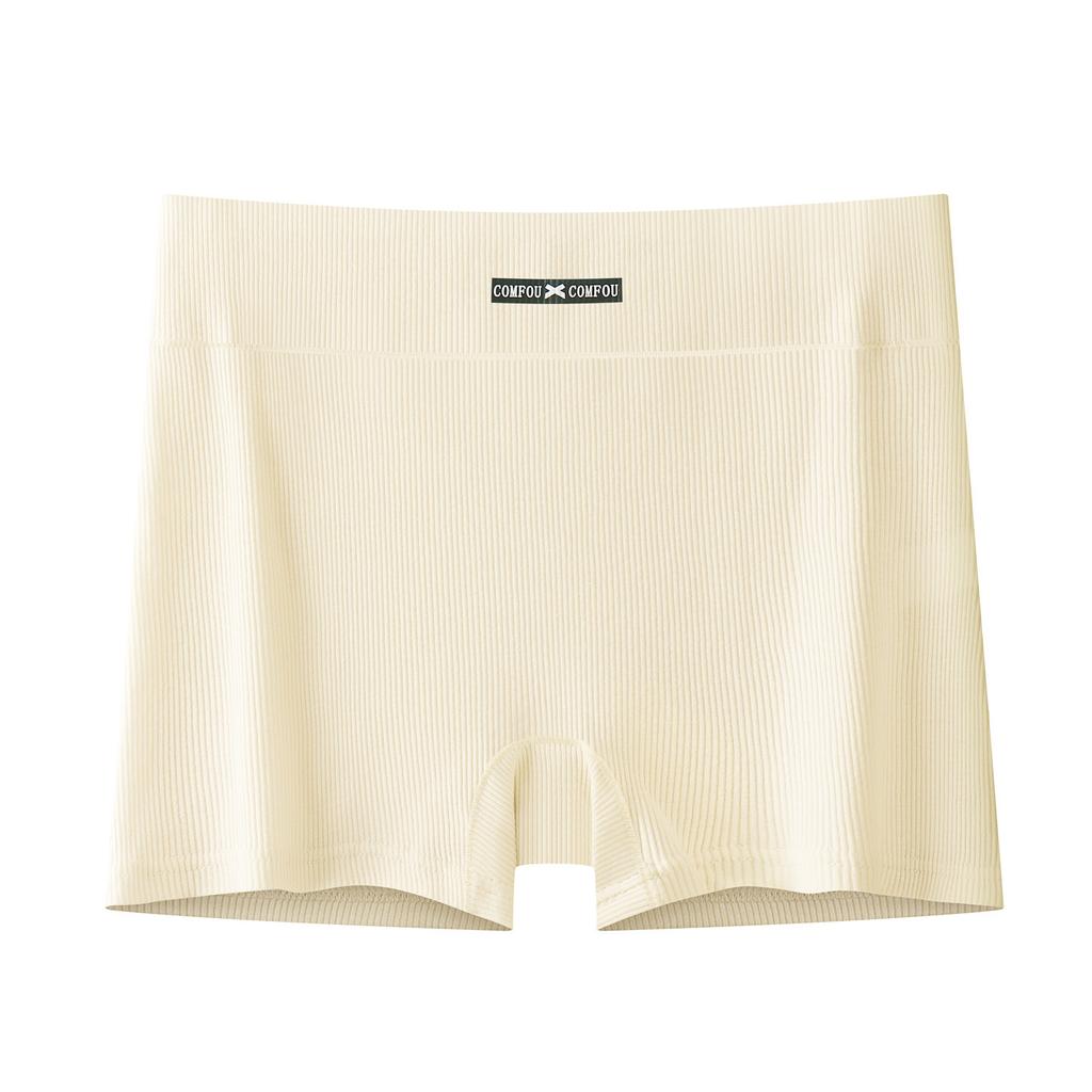 Women's Spring Summer 10A Antibacterial Thread Pure Cotton Anti Tarnished Non Curled High Waist Flat Angle Briefs