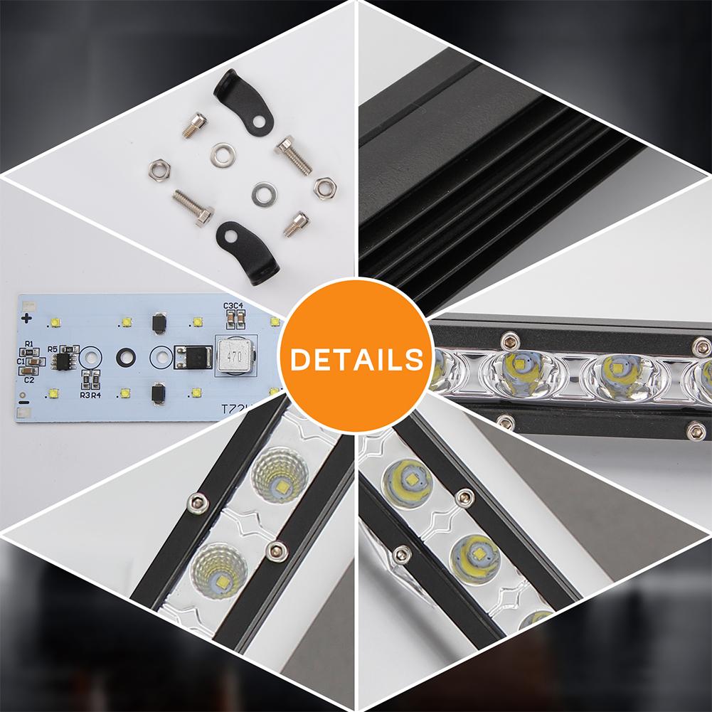 20inch 54w LED Work Light Bar Single Row Driving Lamp (Spotlight + Floodlight)