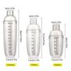 500/700/1000ml Shaker per Cocktail in Resina PC Shaker Manuale per Martini con Graduazioni Tazza per Tè al Latte Barware Bottiglia Shaker per Bevande Mixer