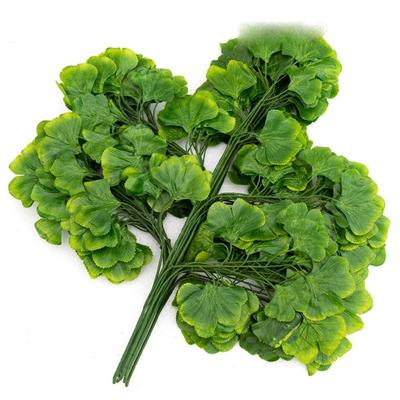 Simulated Banyan Tree Leaves Fake Leaves Silk Branches Silk Flower Leaves Ginkgo Biloba Branches Wedding Decorations