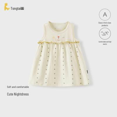 TONGTAI Baby Girl Sleeveless Summer Dress