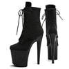 Scarpe Sexy da Donna 20cm Scarpe da Pole Dance Décolleté Scarpe Piattaforma con Tacco Alto Scarpe Stivali da Modella