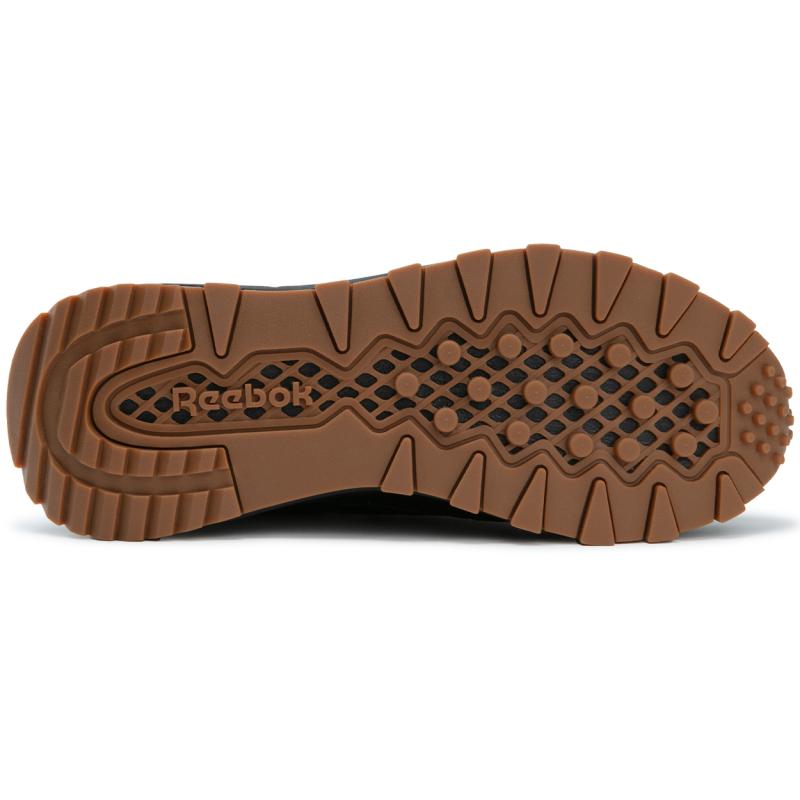 Reebok CL LEGACY W+ Cushioning, Wear Resistant Low Top Casual Running Shoes Unisex Black Warrior Sneakers 24FRC903U3GH0