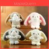Plush Bunny Keychain With Scarf For Couples And Giftgiving