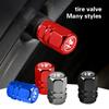4Pcs Metal Bolt-in Wheel Tire Valve Caps Car Emblem Dust Accessories  For 156 159 147 4C 8C 166 Giulia Giulietta Mito
