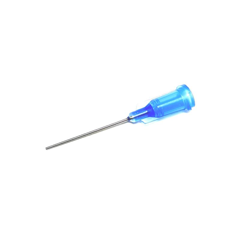 10/25pcs 1.5 Inch Dispensing Needles Syringe Needle 1.5 Inch Length Machine Nozzle Glue Needle Blunt End Threaded Port 14G-27G