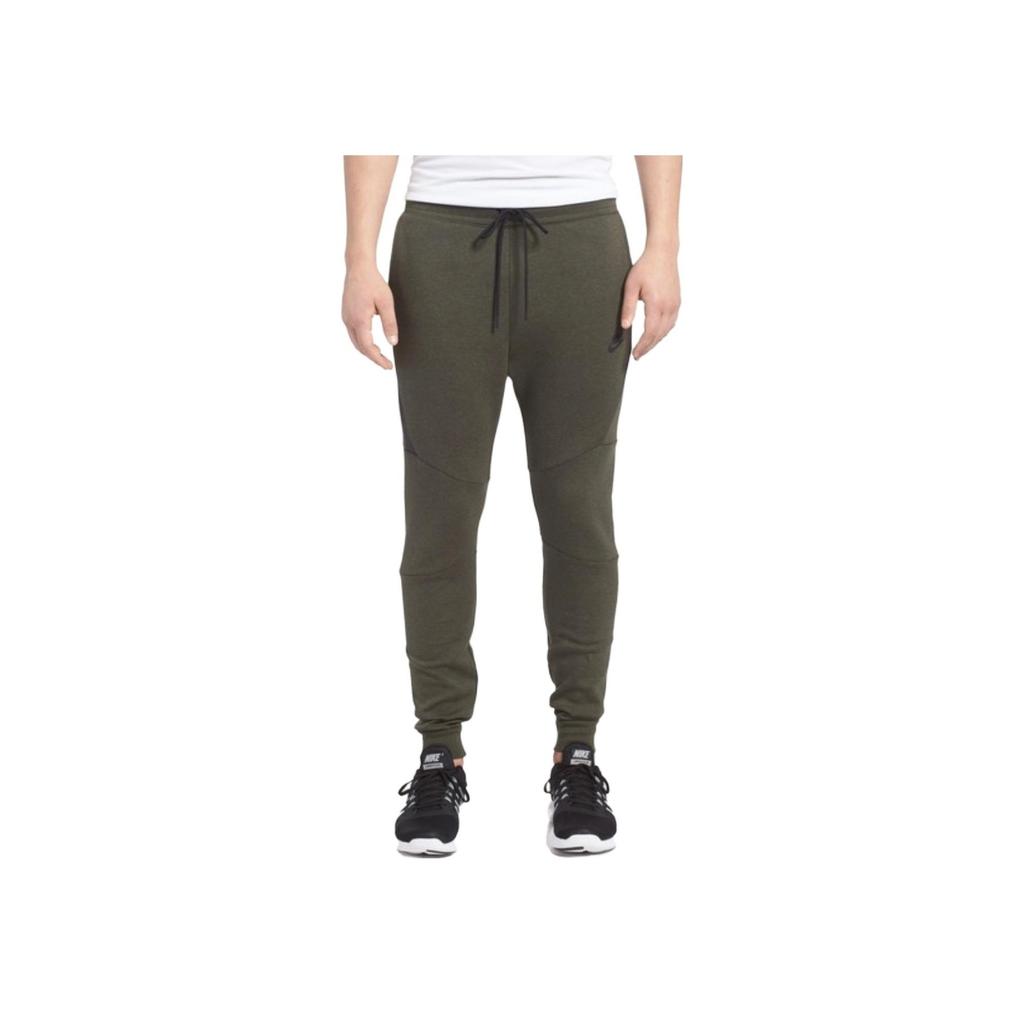 Nike Sportswear Tech Fleece Running Training Tapered Pants Men Pants Military-Green 805163-222