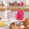 Manual Garlic Chopper Stainless Steel Blades Easy Garlic Mincer Dishwasher Safe Kitchen