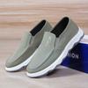 One-pedal casual cloth shoes casual men's single shoes autumn new middle-aged and elderly father shoes comfortable low-top driving shoes single