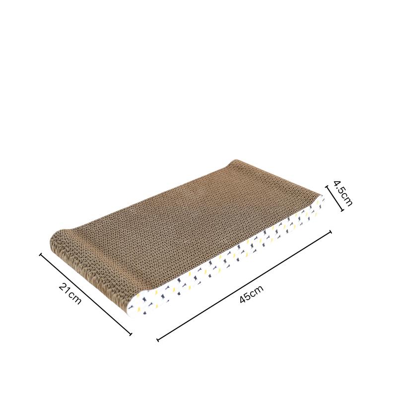 Cat Scratching Board Cardboard Cat Scratching Mat Box for Indoor Cats Scratching Bed Reversible Durable with Catnip