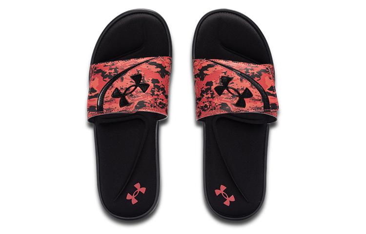 Men's Slides Under Armour Ignite 6 Graphic Strap Slide 'Black Beta Camo'