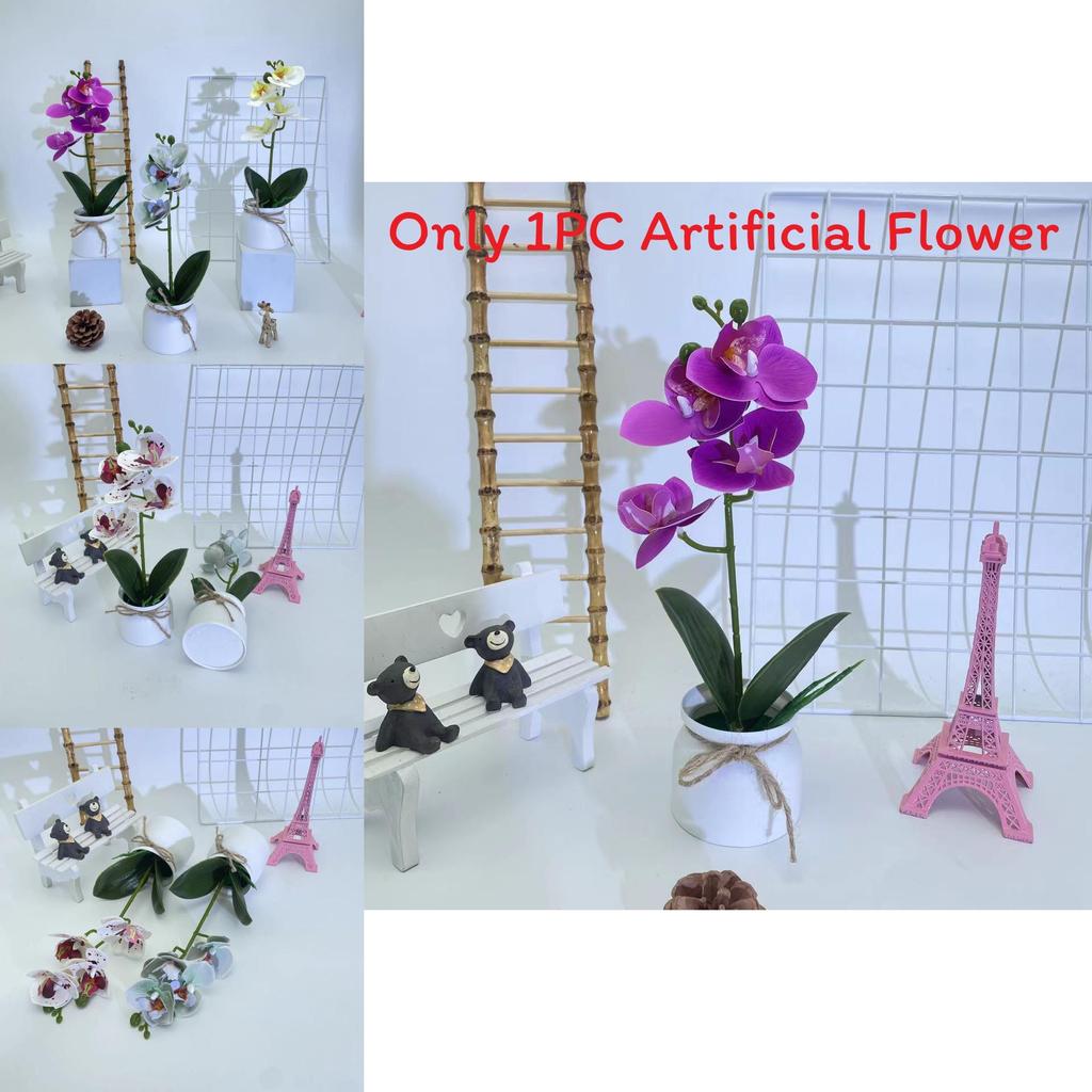 Phalaenopsis Faux Plant For Wedding Decoration And Home Indoor Display
