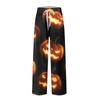 Herren Strick Halloween Print Tasche Freizeithose Schlafanzughose