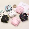 Waterproof Sanitary Pad Storage Bag Cartoon Pattern Sanitary Napkin Bag  Women Girls