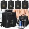Thermal Bags Outdoor Storage Case Crossbody Lunch Bag Camping Picnic Storage Box Portable Organizer Boxes Graphic Letter Pattern