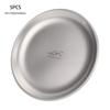 Ultralight Titanium Camping Plate Stackable Backcountry Dinnerware  Camping Supplies