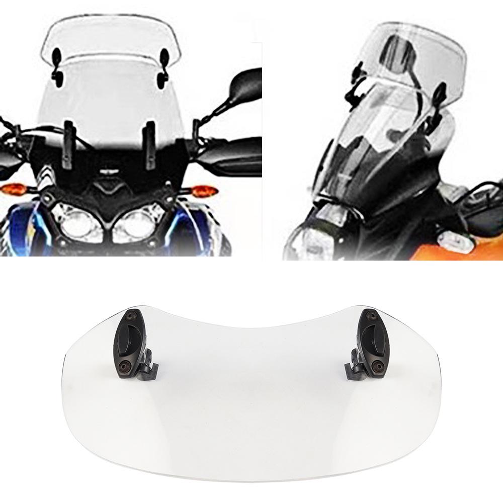 Verstellbarer Universal-Motorrad-Windschutz Luftabweiser für Yamaha, Kawasaki, Honda