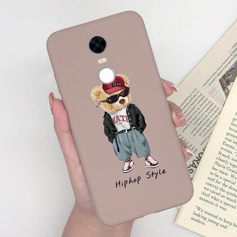 Cute Cartoon Case For Xiaomi Redmi 5 Plus Case Soft Painted Matte Silicone Back Cover For Redmi5 Plus Redmi 5+ Phone Cases Funda