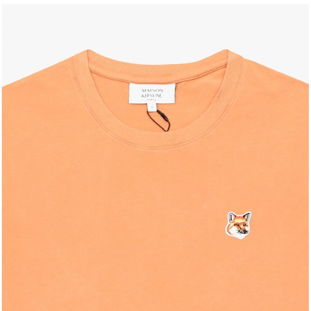 Maison KiTsune Fox Head PaTch Dámské Tričko s Krátkým Rukávem Lw00105kj0008