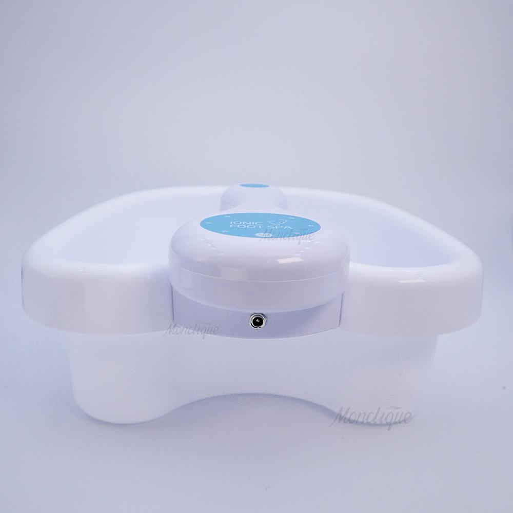 Jonisk fotbad detoxmaskin Hemmaspa Massagemaskin med fotbadkar Avlägsna toxiner Främja god hälsa och full av vitalitet