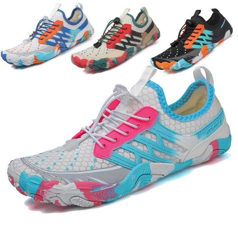 Quick Dry Beach Swimming Water Shoes Barefoot Men's Women's Upstream Sneakers Beach Color Surfing Lightweight Sandals Big Size