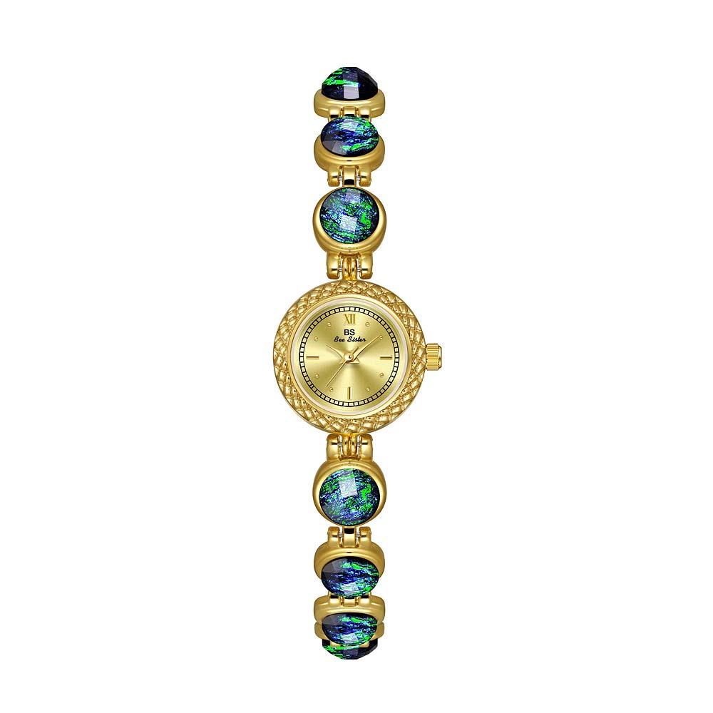 Luxury Women Watches Natural Color Jade Bracelet High Quality Quartz Women's Wristwatch Fashion Dress Watch Gifts NEW