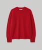SHINE ON YOU 100% Rws Extra Fine Merino Wool Raglan Knit_Red